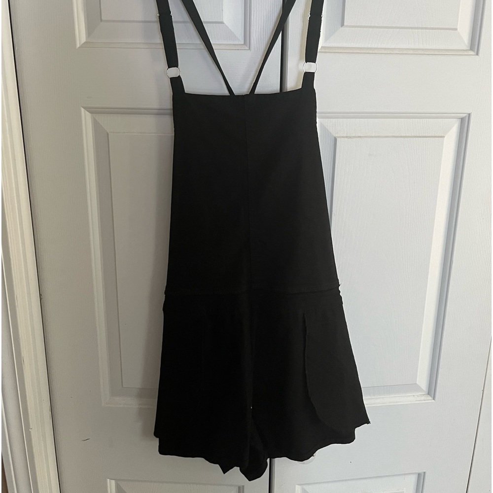 Plus size overall romper